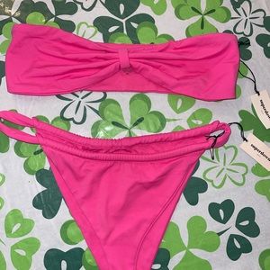 NWT pink women bikini